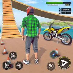 Скачать взломанную Bike Stunt : Motorcycle Game  [МОД Меню] - полная версия apk на Андроид