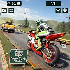 Взломанная Moto World Tour: Bike Racing  [МОД Unlocked] - последняя версия apk на Андроид