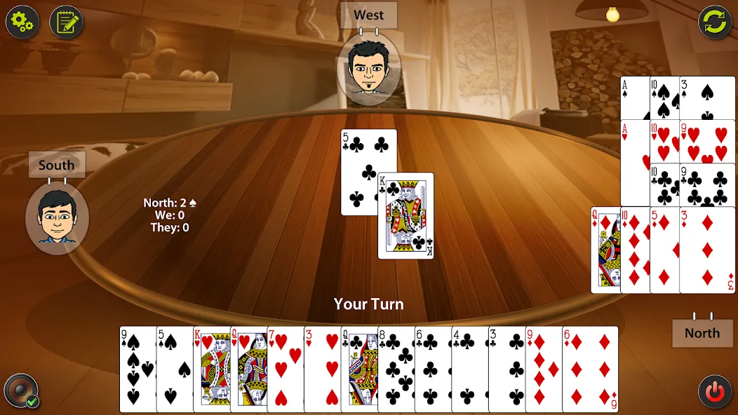 Auction Bridge & IB Card Game  [МОД Бесконечные монеты] Screenshot 2