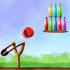 Взлом Bottle Shooting Game 2  [МОД Бесконечные монеты] - последняя версия apk на Андроид