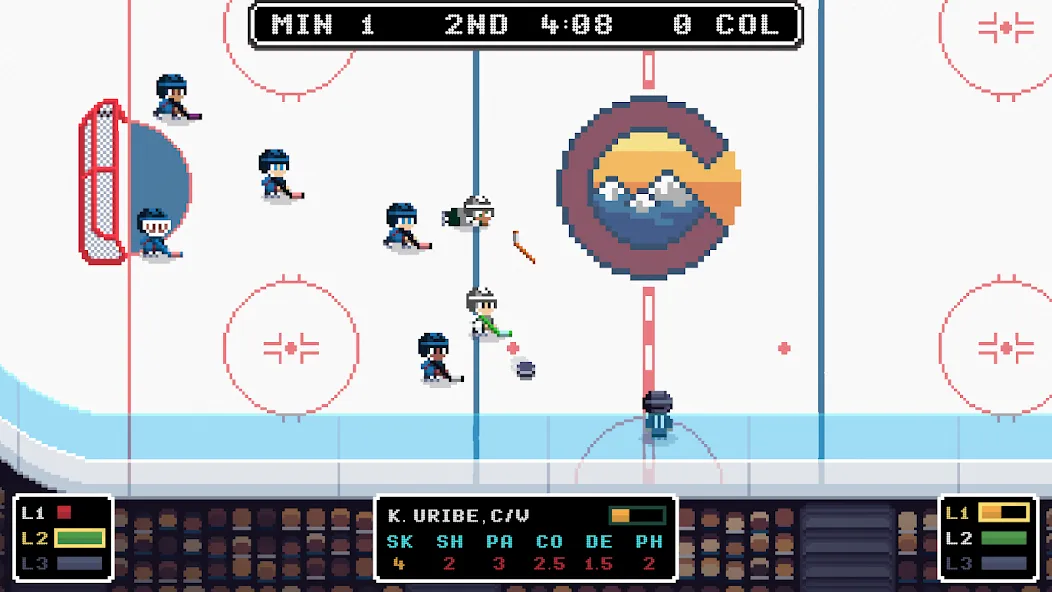 Ice League Hockey (Айс Лиг Хоккей)  [МОД Много денег] Screenshot 3