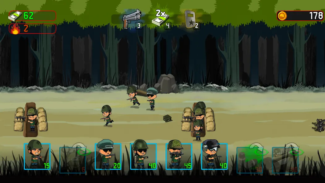 Army War: Military Troop Games  [МОД Много монет] Screenshot 3