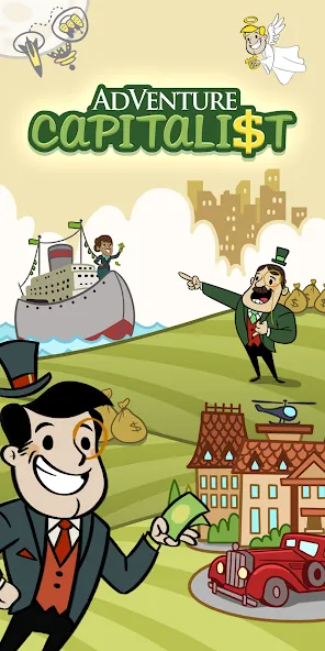 AdVenture Capitalist (ЭдВенчер Капиталист)  [МОД Бесконечные монеты] Screenshot 1