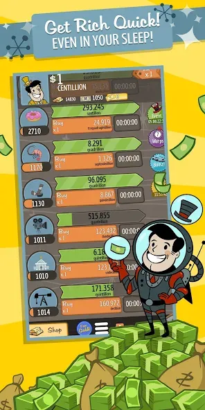 AdVenture Capitalist (ЭдВенчер Капиталист)  [МОД Бесконечные монеты] Screenshot 5