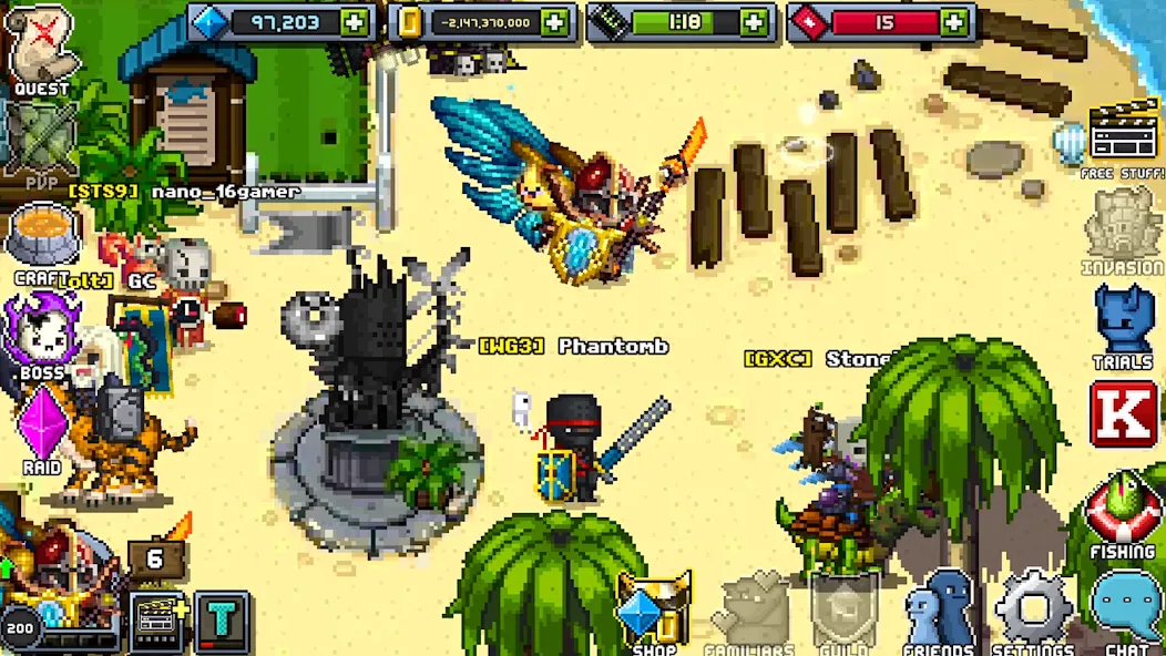 Bit Heroes Quest: Pixel RPG (Бит Хероес Квест)  [МОД Unlimited Money] Screenshot 4