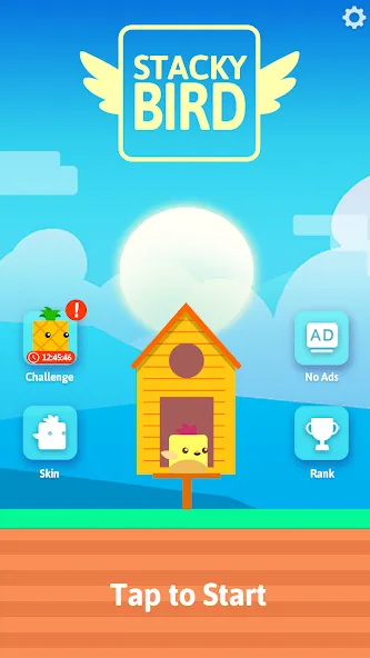 Stacky Bird: Fun Egg Dash Game (тэки птица)  [МОД Menu] Screenshot 1