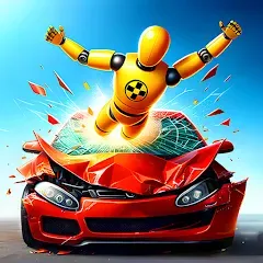 Взломанная Realistic Car Crash Simulator (Реалистичный симулятор автокатастроф)  [МОД Бесконечные монеты] - последняя версия apk на Андроид