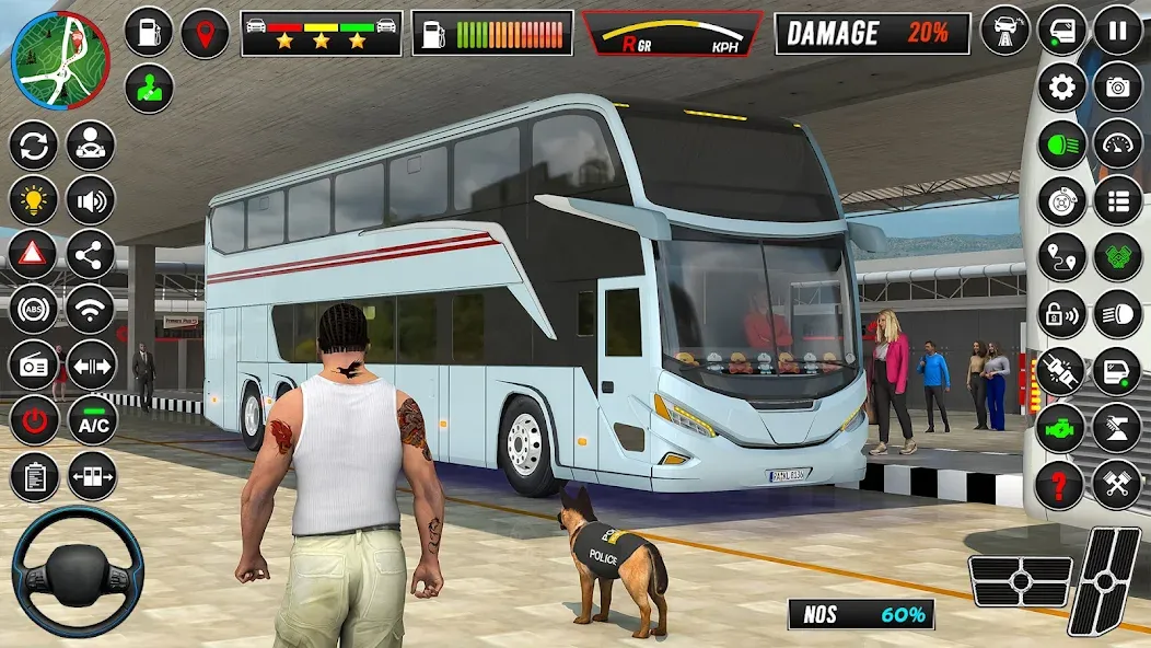 City Coach Bus Driver Games 3D  [МОД Menu] Screenshot 3