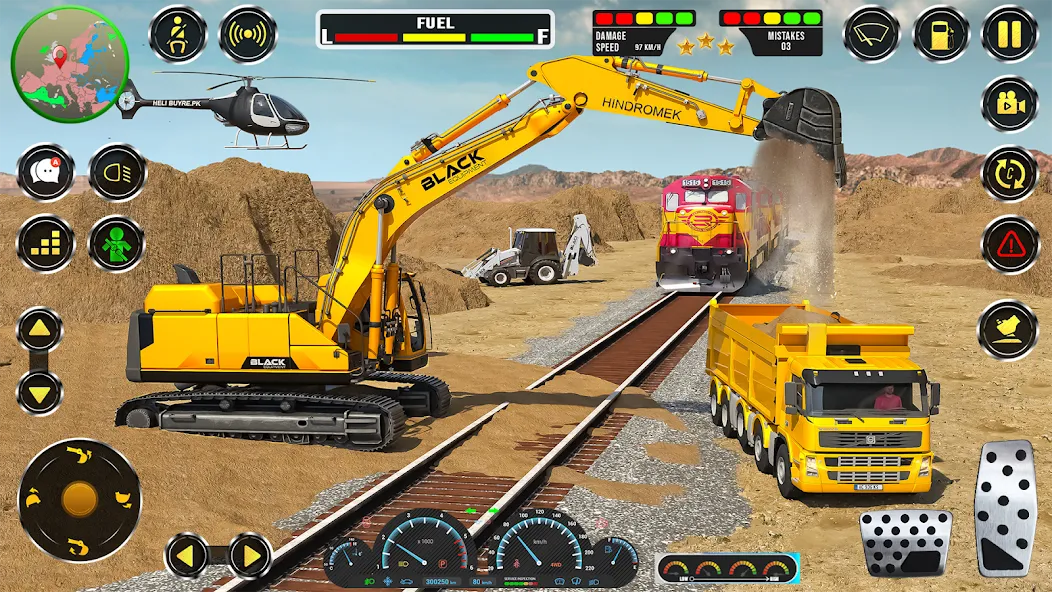 Real JCB Construction Games 3D  [МОД Меню] Screenshot 2