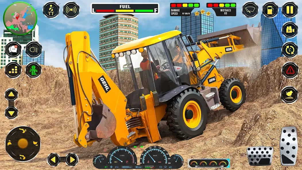 Real JCB Construction Games 3D  [МОД Меню] Screenshot 5