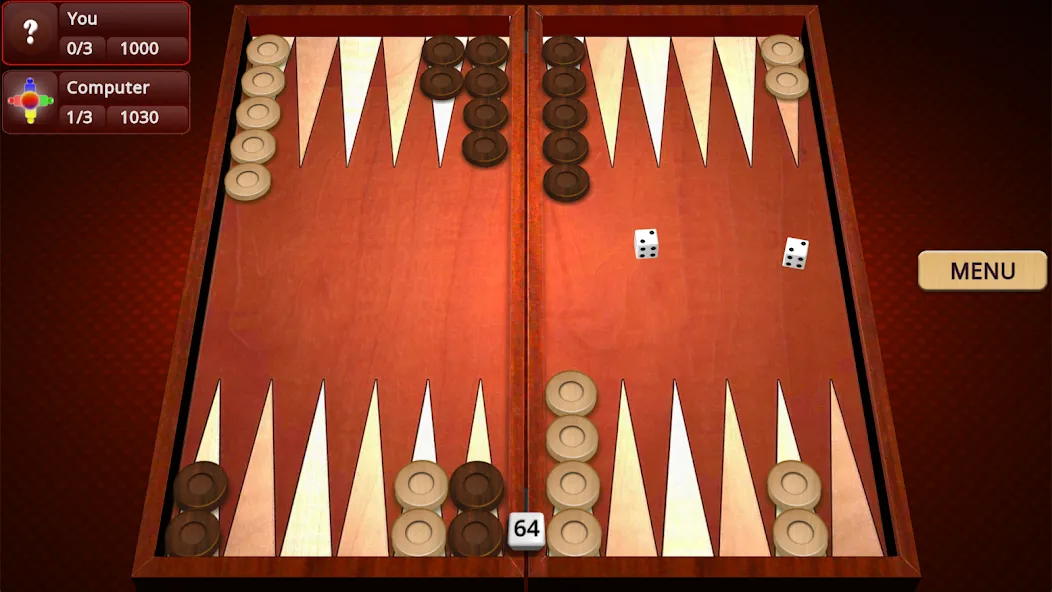 Backgammon Mighty  [МОД Много монет] Screenshot 5