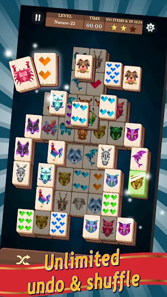 Mahjong (Маджонг)  [МОД Бесконечные деньги] Screenshot 2