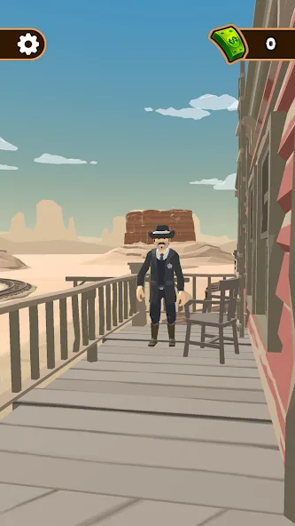 Western Cowboy: Shooting Game (Вестерн Каубой)  [МОД Unlimited Money] Screenshot 1