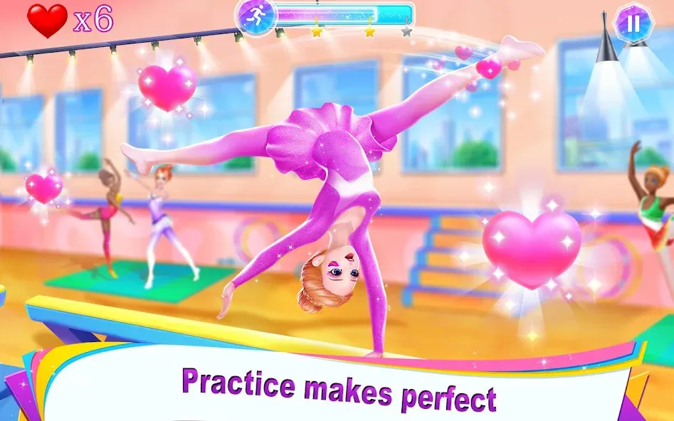 Gymnastics Queen (Джимнастикс Квин)  [МОД Много монет] Screenshot 4