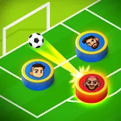 Взломанная Super Soccer 3v3 (Online) (упер футбол 3 на 3)  [МОД Бесконечные деньги] - полная версия apk на Андроид