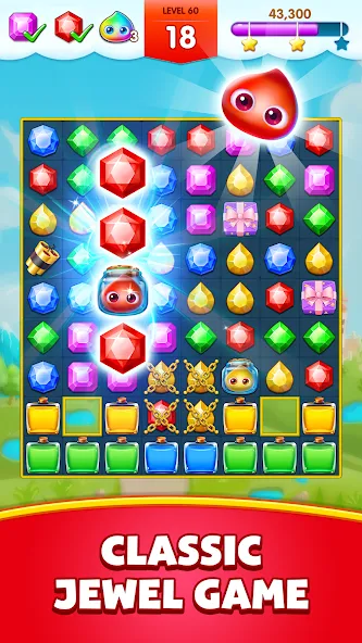 Jewels Legend - Match 3 Puzzle (Джуэл Легенд)  [МОД Меню] Screenshot 1