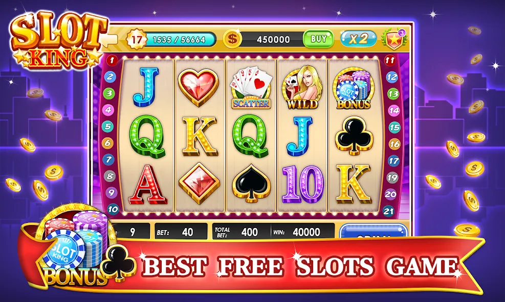 Slots Machines - Vegas Casino  [МОД Mega Pack] Screenshot 3