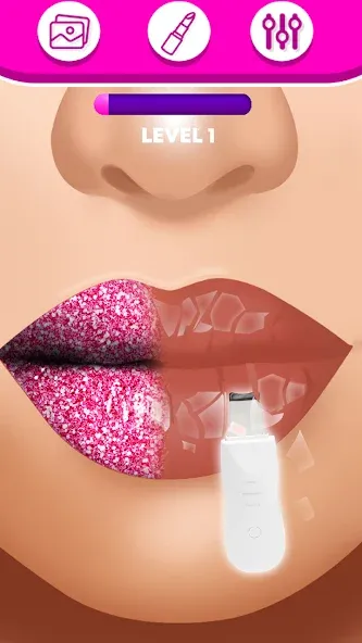 Lip Art Makeup Beauty Game  [МОД Menu] Screenshot 5