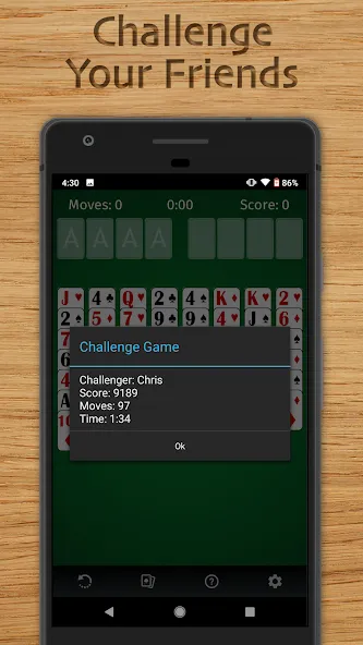 FreeCell Solitaire Classic (Фрисел Солитер Классик)  [МОД Меню] Screenshot 4