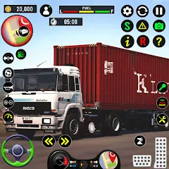 Скачать взлом City Truck Simulator 2023  [МОД Бесконечные деньги] - полная версия apk на Андроид