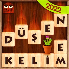 Взломанная Düşen! Kelime Oyunu  [МОД Menu] - последняя версия apk на Андроид
