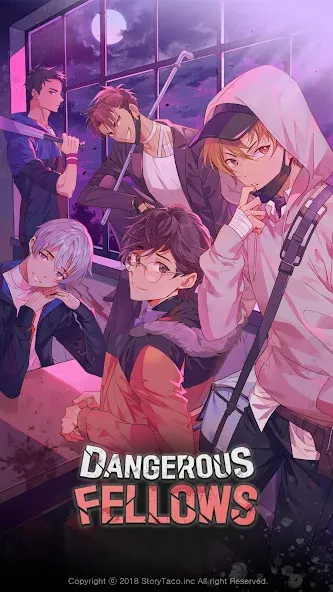 Dangerous Fellows:Otome Dating  [МОД Mega Pack] Screenshot 1