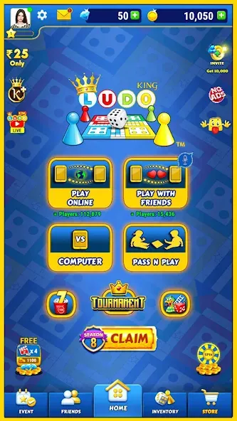 Ludo King™ (Лудо Кинг)  [МОД Много монет] Screenshot 5