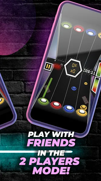 Guitar Hero Game: EDM Music (ЭДМ)  [МОД Mega Pack] Screenshot 4