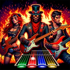 Скачать взлом Guitar Hero Mobile: Music Game (Гитар Хиро Мобайл)  [МОД Меню] - стабильная версия apk на Андроид