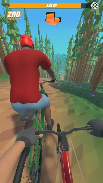 Bike Hill 3D (Байк Хилл 3Д)  [МОД Бесконечные деньги] Screenshot 1