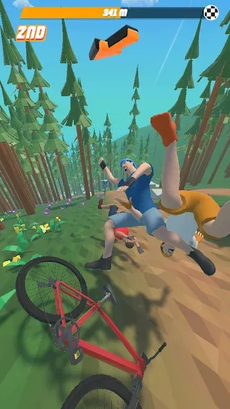 Bike Hill 3D (Байк Хилл 3Д)  [МОД Бесконечные деньги] Screenshot 3