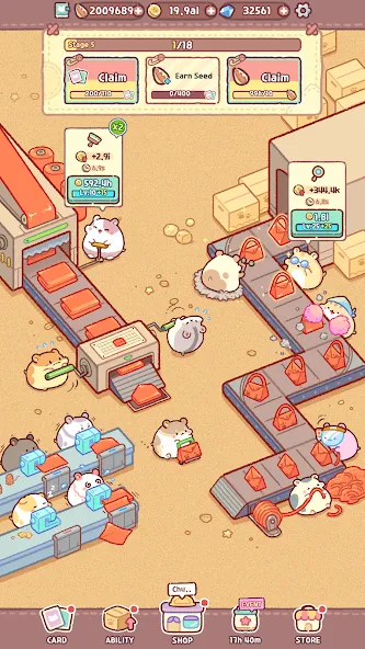 Hamster Bag Factory : Tycoon (Хэмстер сумка фабрика)  [МОД Menu] Screenshot 5