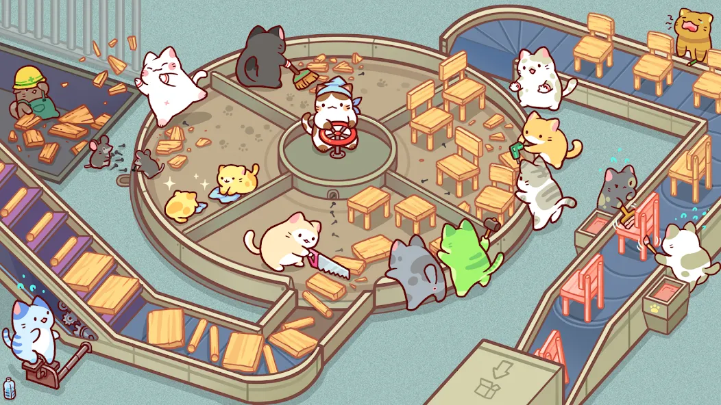 Kitty Cat Tycoon (Китти Кэт Тайкун)  [МОД Все открыто] Screenshot 3