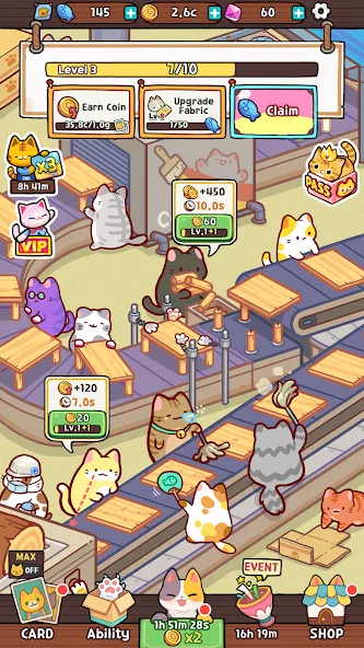 Kitty Cat Tycoon (Китти Кэт Тайкун)  [МОД Все открыто] Screenshot 5