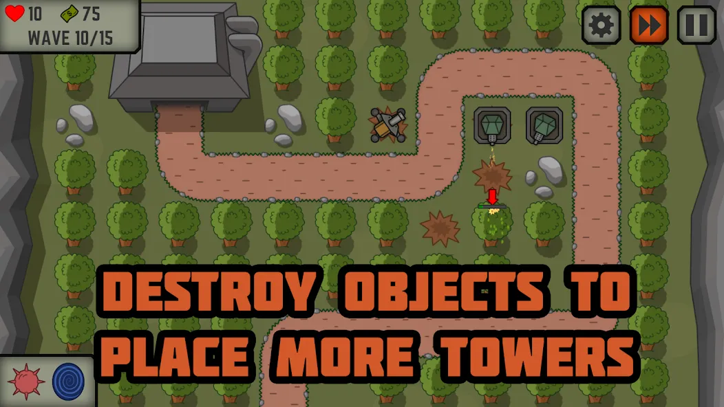 Tactical War: Tower Defense  [МОД Mega Pack] Screenshot 4