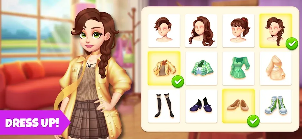 Makeover Blast: Dressup Salon (Мейковер Бласт)  [МОД Mega Pack] Screenshot 3