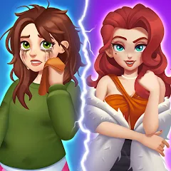 Взломанная Makeover Blast: Dressup Salon (Мейковер Бласт)  [МОД Mega Pack] - полная версия apk на Андроид