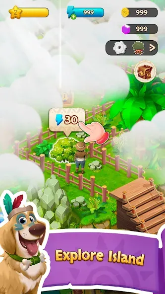 Island Adventure Jungle  Blast (Марбл Пазл)  [МОД Unlocked] Screenshot 4