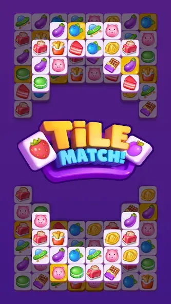 Tile Match - Matching Game (Тайл Матч)  [МОД Все открыто] Screenshot 5