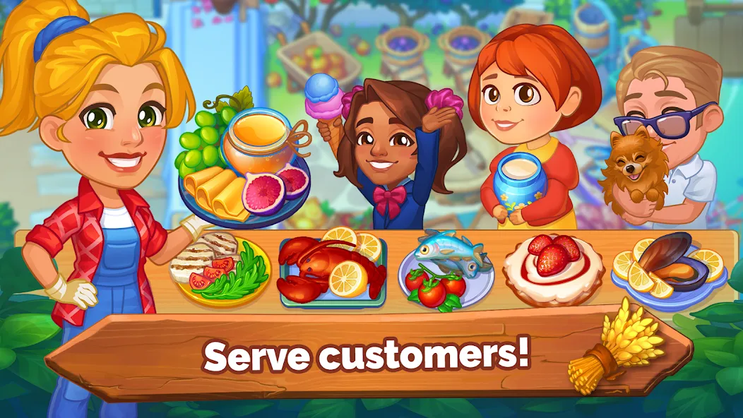 Farming Fever - Cooking game  [МОД Много монет] Screenshot 1