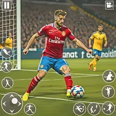 Взломанная World football 2024 offline  [МОД Бесконечные деньги] - последняя версия apk на Андроид