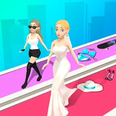 Скачать взломанную Fashion Battle - Catwalk Queen  [МОД Бесконечные монеты] - стабильная версия apk на Андроид