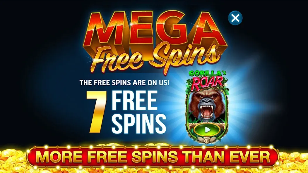 Ape Slots: Vegas Casino Deluxe  [МОД Unlocked] Screenshot 3