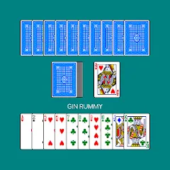 Скачать взлом Gin Rummy (Джин Рамми)  [МОД Все открыто] - последняя версия apk на Андроид