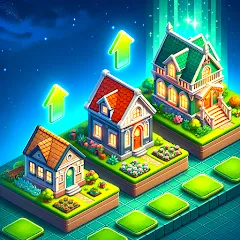 Скачать взлом Merge HomeTown: Merge Games  [МОД Много денег] - полная версия apk на Андроид