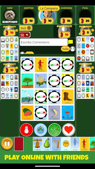 Loteria Mexicana Game  [МОД Бесконечные монеты] Screenshot 2