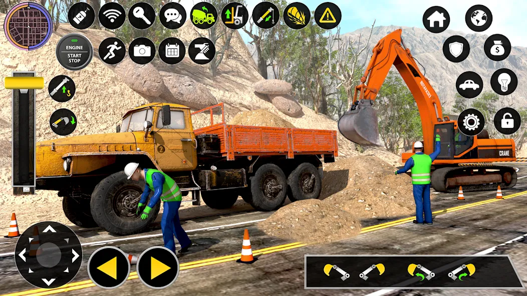 Construction Excavator Game 3D  [МОД Unlimited Money] Screenshot 2