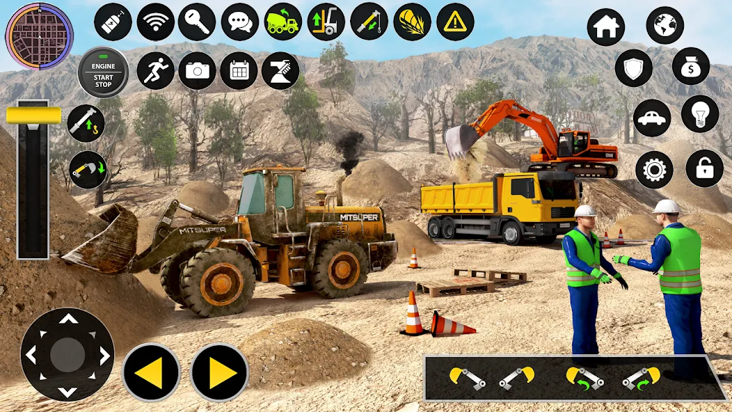 Construction Excavator Game 3D  [МОД Unlimited Money] Screenshot 5