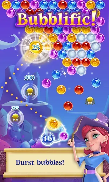 Bubble Witch 2 Saga (Бабл Витч 2 Сага)  [МОД Menu] Screenshot 1