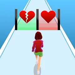 Скачать взломанную Girl Run 3D - Fun Running Game (девушка бежит)  [МОД Unlimited Money] - полная версия apk на Андроид